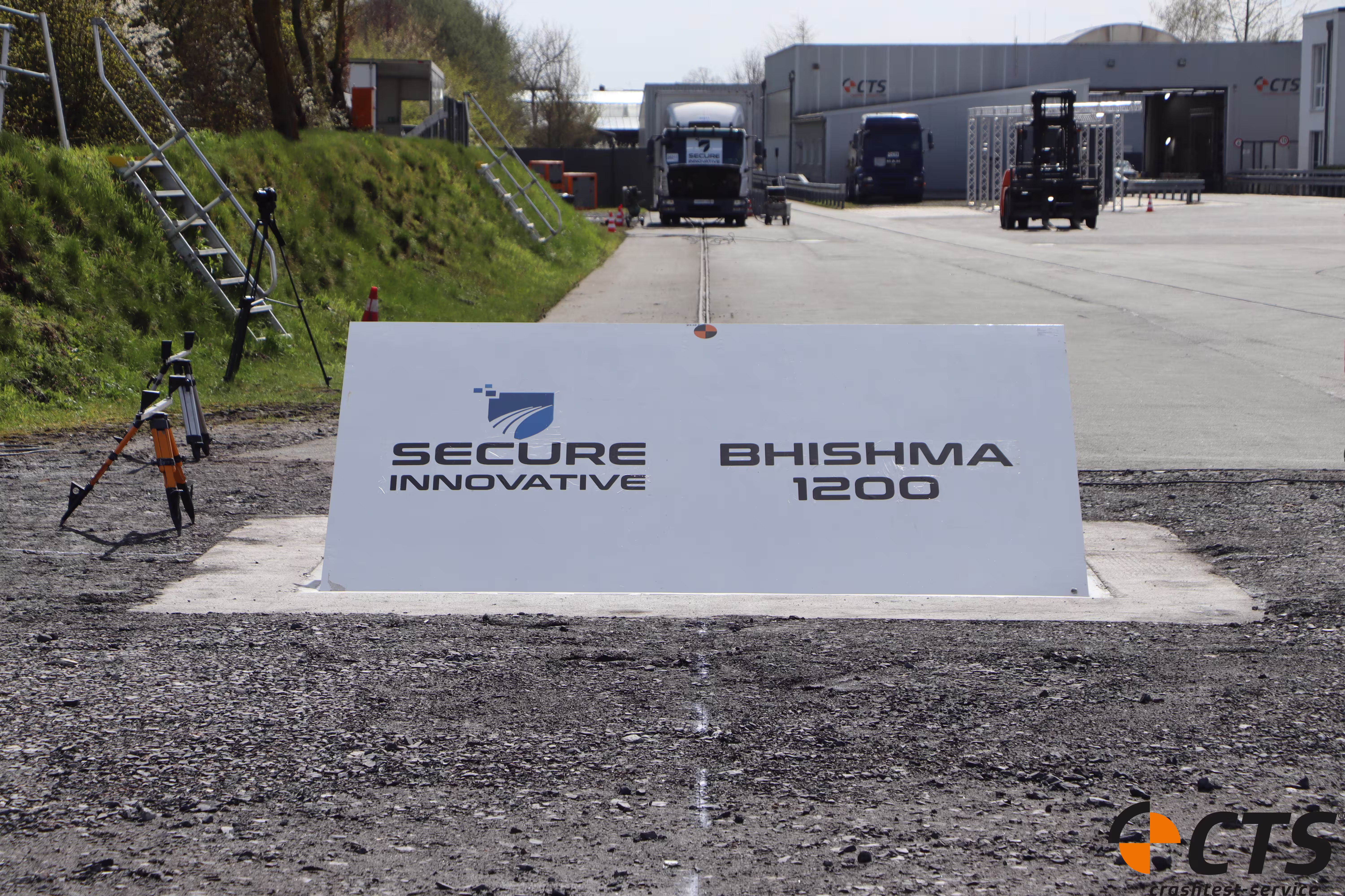 BHISHMA 1200 Road Blocker ISO 22343-1:2023 Tested Configuration